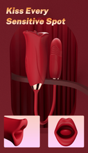 Load image into Gallery viewer, Lip Service mouth vibrator and thrusting egg, front view