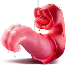 Load image into Gallery viewer, Medusa double tongue licking vibrator