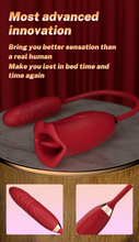Load image into Gallery viewer, Lip Service mouth vibrator and egg on a table
